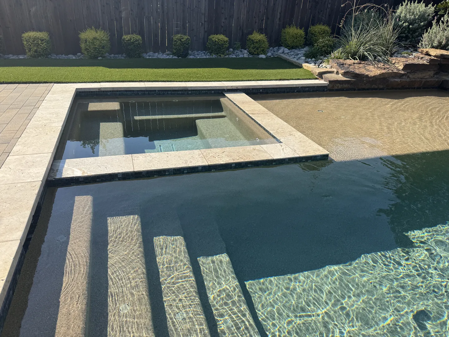 poolside deck